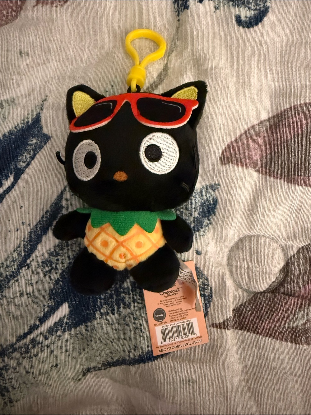 Hello kitty Chococat Plush Keychain ABC store Hawaii exclusive
